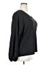 Unbranded 100% Polyester Black Long Sleeve Blouse Size XXL - photo 4