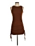 Kittenish Solid Brown Casual Dress Size S - photo 1