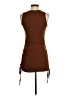 Kittenish Solid Brown Casual Dress Size S - photo 2