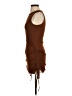 Kittenish Solid Brown Casual Dress Size S - photo 5
