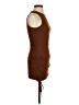 Kittenish Solid Brown Casual Dress Size S - photo 4