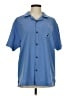 Fabletics Blue Short Sleeve Blouse Size M - photo 1