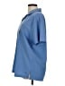 Fabletics Blue Short Sleeve Blouse Size M - photo 5