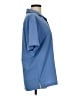 Fabletics Blue Short Sleeve Blouse Size M - photo 4