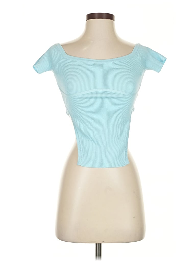 Pre-owned Hera Collection Short Sleeve T-shirt In Blue