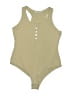 REORIA Tan Bodysuit Size L - photo 1