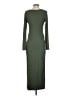 Shein Solid Green Casual Dress Size 2 - photo 2