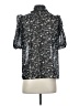 Tahari 100% Polyester Black Short Sleeve Blouse Size XS - photo 2