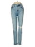 AGOLDE Hearts Blue Jeans Size 24 waist - photo 1