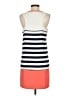 THML 100% Polyester Stripes Orange Casual Dress Size S - photo 2