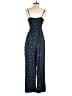 Knot Sisters 100% Viscose Stars Blue Jumpsuit Size XS - photo 2