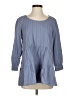 J.Jill 100% Cotton Blue 3/4 Sleeve Blouse Size S (tall) - photo 1