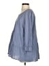 J.Jill 100% Cotton Blue 3/4 Sleeve Blouse Size S (tall) - photo 5