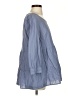 J.Jill 100% Cotton Blue 3/4 Sleeve Blouse Size S (tall) - photo 4