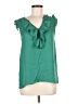 Theory Green Sleeveless Blouse Size M - photo 1