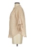 Collective Concepts 100% Polyester Chevron-herringbone Tan 3/4 Sleeve Blouse Size XS - photo 5