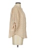 Collective Concepts 100% Polyester Chevron-herringbone Tan 3/4 Sleeve Blouse Size XS - photo 4