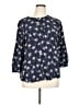 Talbots Outlet 100% Rayon Blue 3/4 Sleeve Blouse Size XL - photo 1