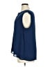 West K 100% Polyester Blue Sleeveless Blouse Size 1X - photo 5