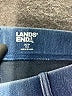Lands' End Chevron-herringbone Blue Jeans Size M (petite) - photo 4