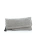 Monika Chiang Gray Green Leather Clutch One size - photo 1