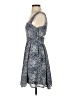 eShakti 100% Polyester Hearts Blue Casual Dress Size XS - photo 5