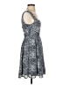 eShakti 100% Polyester Hearts Blue Casual Dress Size XS - photo 4