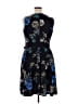 City Chic Print Blue Casual Dress Size 16 Plus (S) - photo 2