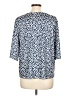 Shein Blue 3/4 Sleeve Blouse Size L - photo 2