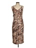 Express Animal Print Brown Cocktail Dress Size S - photo 2