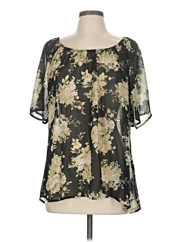 Bobeau Short Sleeve Blouse (view 1)