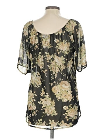 Bobeau Short Sleeve Blouse (view 2)