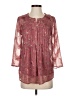 Daniel Rainn 100% Polyester Pink 3/4 Sleeve Blouse Size XS - photo 1