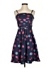 Marc by Marc Jacobs Hearts Blue Cocktail Dress Size 4 - photo 1