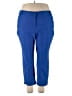Lane Bryant Solid Blue Casual Pants Size 24 (petite) - photo 1