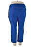 Lane Bryant Solid Blue Casual Pants Size 24 (petite) - photo 2
