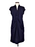 Daisy Fuentes Solid Blue Casual Dress Size M - photo 1