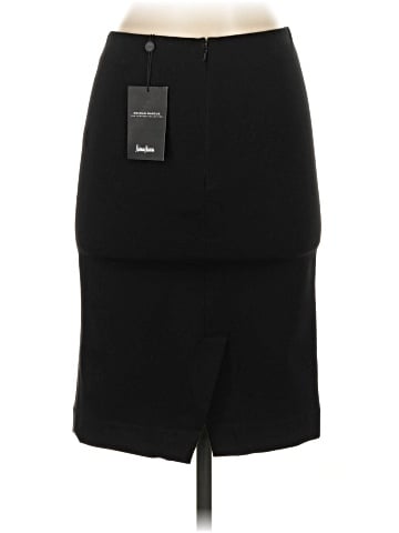 Neiman Marcus Faux Leather Skirt (view 2)
