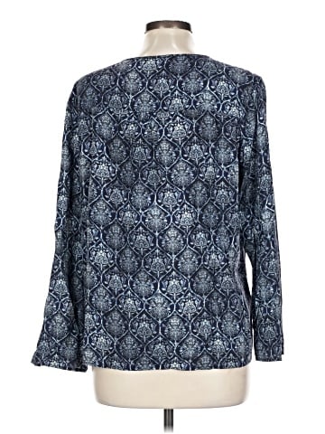Kelly By Clinton Kelly Long Sleeve Blouse (view 2)