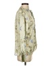 Elie Tahari 100% Polyester Floral Green Long Sleeve Blouse Size XS - photo 4