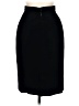 Oleg Cassini Solid Black Formal Skirt Size 8 - photo 2