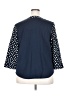 Van Heusen 100% Polyester Polka Dots Blue 3/4 Sleeve Blouse Size XXL - photo 2