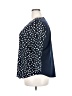 Van Heusen 100% Polyester Polka Dots Blue 3/4 Sleeve Blouse Size XXL - photo 5