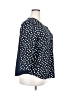 Van Heusen 100% Polyester Polka Dots Blue 3/4 Sleeve Blouse Size XXL - photo 4