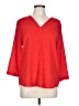 The Limited Red 3/4 Sleeve Blouse Size L - photo 1