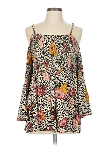 Torrid 3/4 Sleeve Blouse (view 1)
