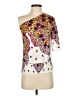 Rampage White Purple 3/4 Sleeve Blouse Size XS - photo 1