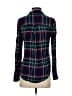 Lucky Brand Plaid Blue Long Sleeve Button-Down Shirt Size XS - photo 2
