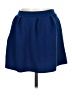 Miami Solid Blue Casual Skirt Size S - photo 1