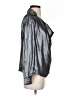 Current Air 100% Polyester Metallic Silver 3/4 Sleeve Blouse Size XS - photo 4